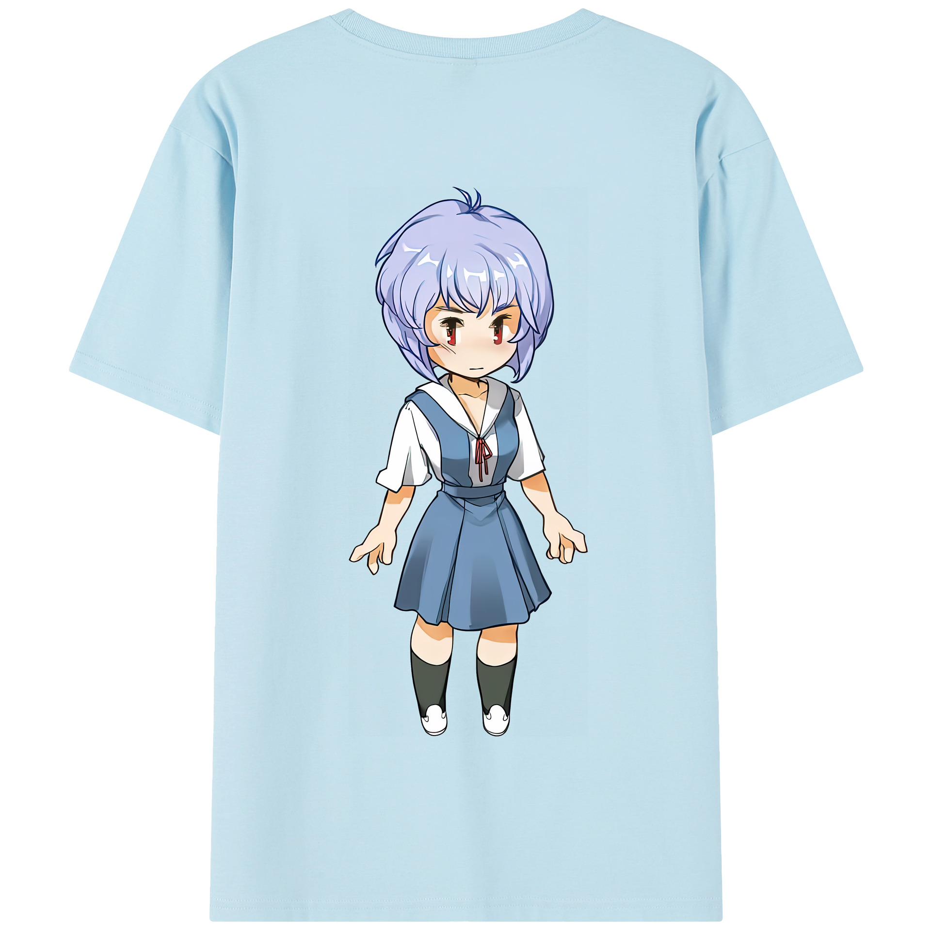 （画像用） EVA 新世紀エヴァンゲリオン 綿100％半袖Tシャツ（背面プリント）